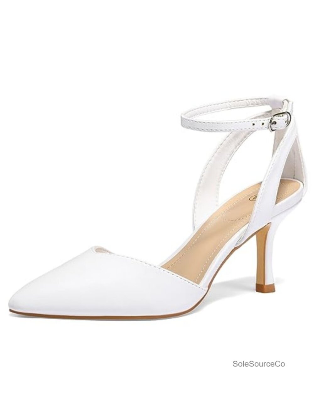 Women's Closed Toe Kitten Heels Comfortable Dress Pumps Shoes